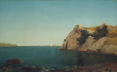 Beacon Rock, Newport Harbor, 1857