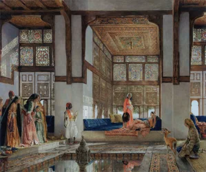 A Lady Receiving Visitors (The Reception)