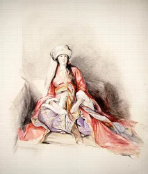 A Levantine Lady in Turkish Dress, Constantinople