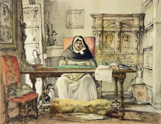 The Prior, from Sketches of Spain, engraved by Charles Joseph Hullmandel, published 1836