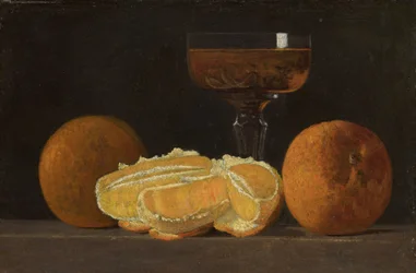 Still Life with Oranges and Goblet of Wine