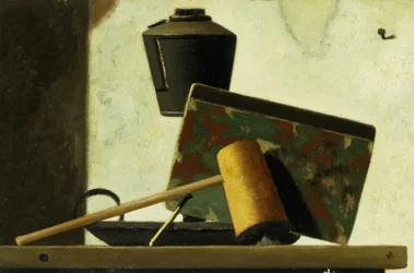Still life with Notebook and Pipe