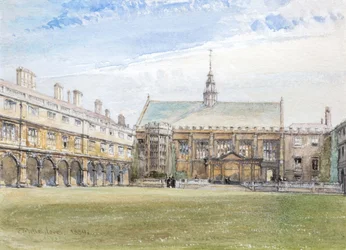 Hall of Trinity College, Cambridge, 1889