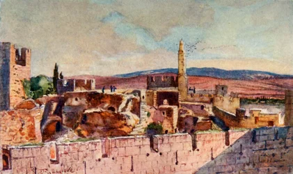 Portion of the Citadel of Jerusalem, 1902