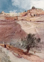 South Wall of Jerusalem, from the North End of the Village of Siloam