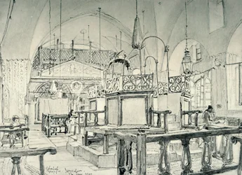 Spanish Synagogue in Jerusalem - Interior