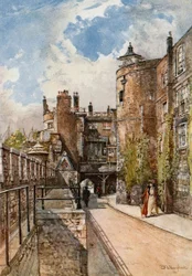 The Byward and Bell Towers, with the King