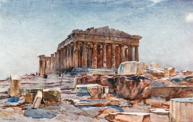 The Parthenon from the Propylaea