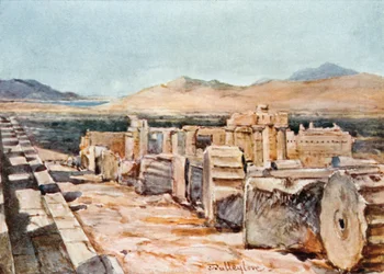 The Propylaea from the Northern Edge of the Platform of the Parthenon