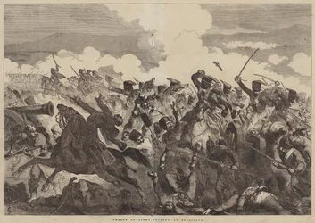 Charge of Light Cavalry at Balaclava