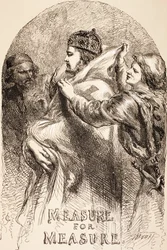 Illustration for Measure for Measure, from 