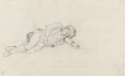 Man Sleeping Outdoors