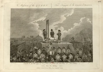 The Execution of Marie Antoinette on October 16, 1793, 1793-1794