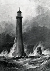 The Proposed New Eddystone Lighthouse, illustration from 