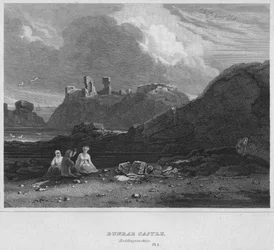 Dunbar Castle, Haddingtonshire, 1814