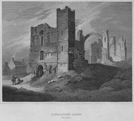 Lindisfarne Abbey. West Front