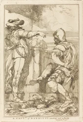 A Captain of Banditti Sending Out a Party