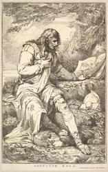 Salvator Rosa from Fifteen Etchings Dedicated to Sir Joshua Reynolds, December 8, 1778