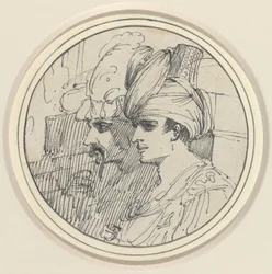 Two Oriental Heads