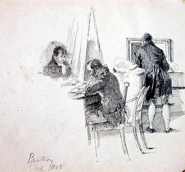 A Group in an Interior, Brathay