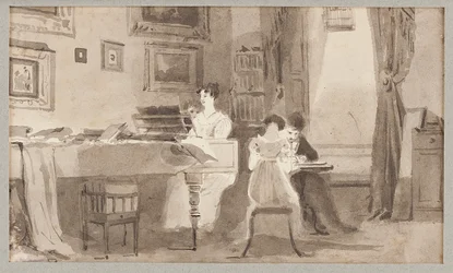 Interior Scene, 1826
