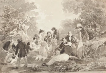 Picnic by the lake, 1825