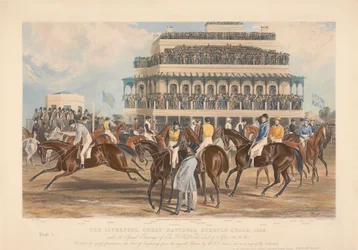 One of a set of four: The Liverpool Great National Steeple-Chase