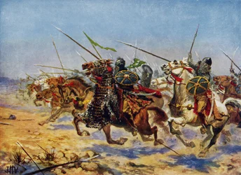 Cavalry of Shahrbaraz charging