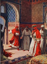 The Last Council of Boabdil at the Alhambra