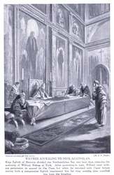 Wilfred appealing to Pope Agatho AD679, 1920
