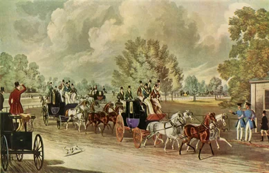A Meeting of the Four-In-Hand Club, Hyde Park, London