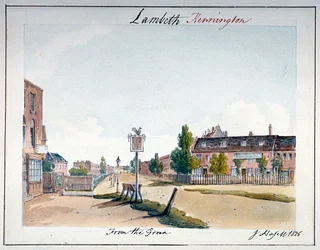 View of Kennington, Lambeth, London, 1825