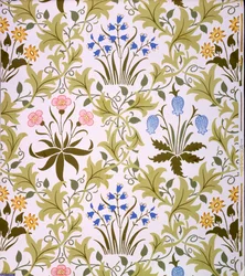 Celandine Wallpaper Design, late 1896