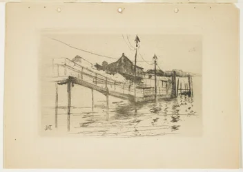 The Old Toll House at Bridgeport (Small plate), 1888-1889