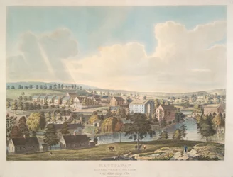 Matteawan. Manufacturing Village, Near Fishkill Landing, N. York