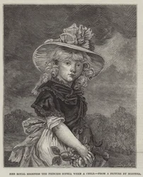Her Royal Highness the Princess Sophia when a Child