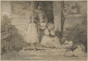 Four Children and an Older Girl