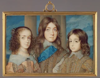 Children of Charles I: James, Duke of York, Princess Elizabeth, Henry, Duke of Gloucester, 1646-47