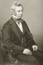 Peter John Locke King, engraved by D.J. Pound from a photograph, from 