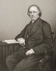 Thomas Binney (1798-1874) engraved by D.J. Pound from a photograph, from 