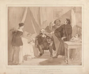 Gil Blas, While Practicing Medicine under Dr. Sangrado, Encounters Dr. Cuchillo at the Bedside of the Grocer