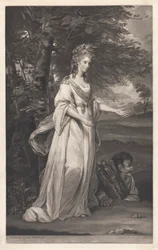 The Honorable Mrs. Tollemache, in the Character of Miranda