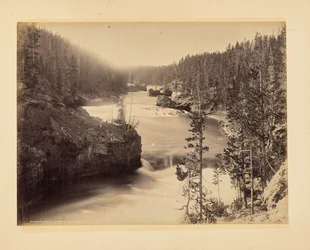 Rapids of the Yellowstone Above the Falls