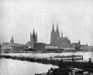 The Rhine at Cologne, Germany