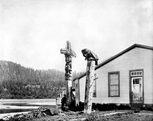 Totem Poles, Alaska, USA