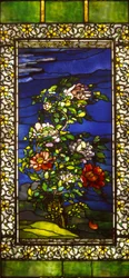 Peonies in the Wind with Kakemono Borders