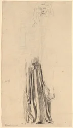 Study for Moses - Trinity Church, Boston