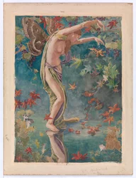 Autumn Scattering Leaves