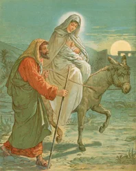 The flight into Egypt