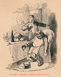 A Frightful Example. Death of Hardicanute